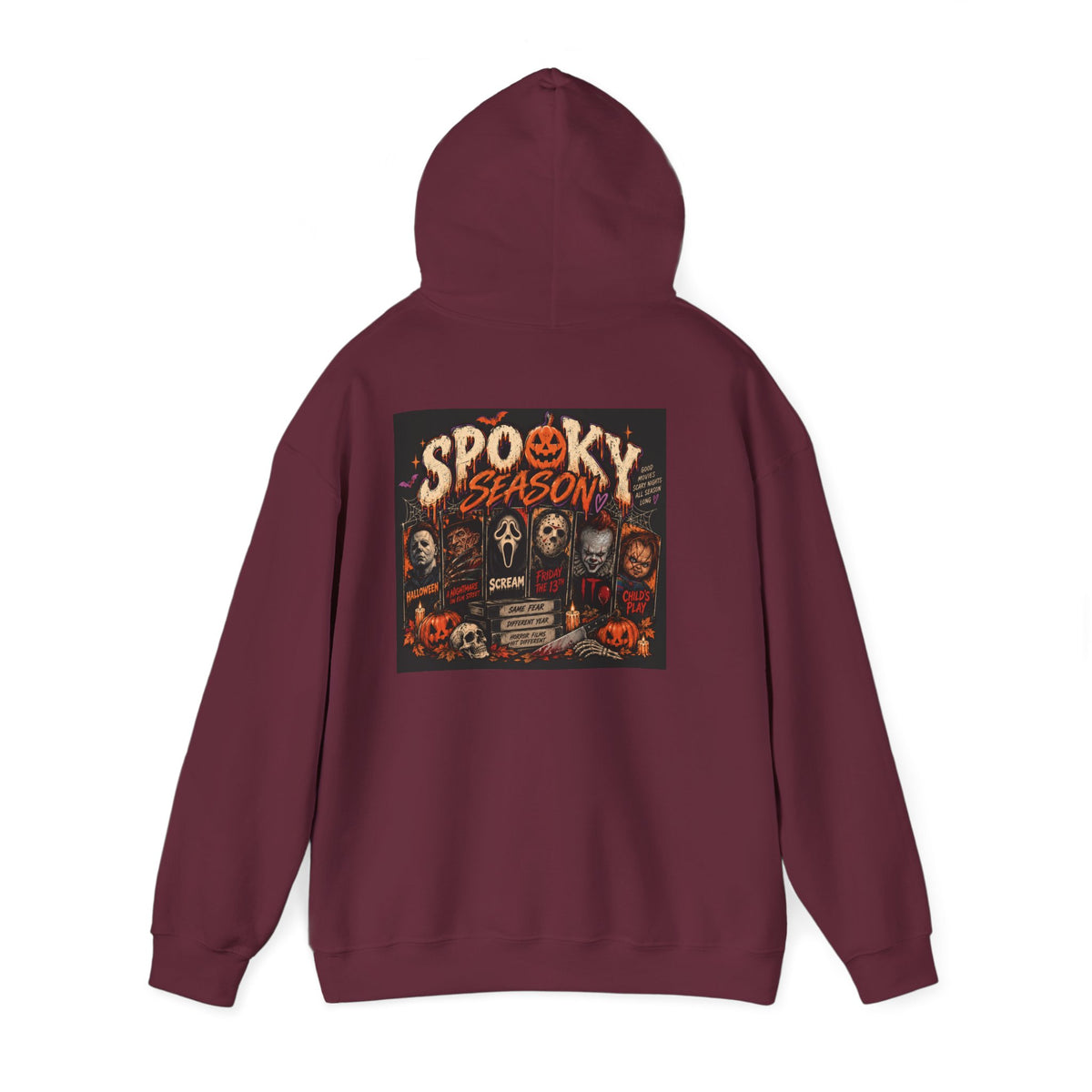 Spooky Season Hoodie — Halloween Horror Movie Character Pullover