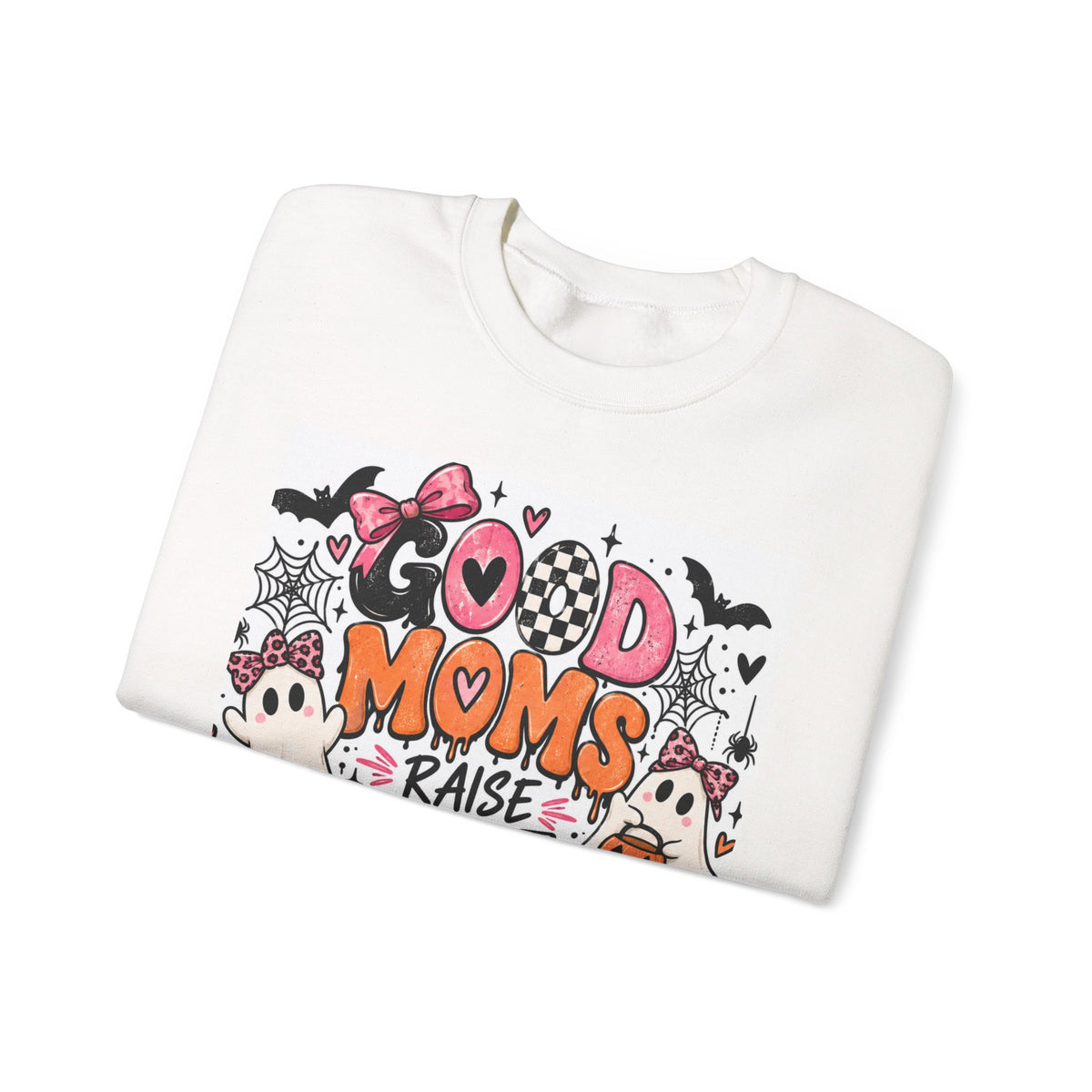 Halloween 'Good Moms Raise Little Monsters' Crewneck Sweatshirt