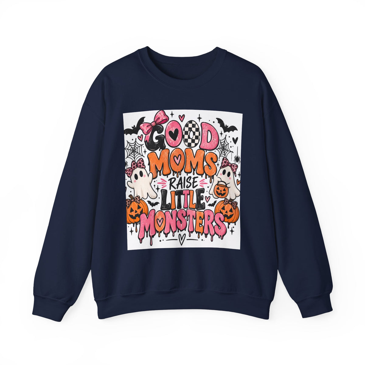 Halloween 'Good Moms Raise Little Monsters' Crewneck Sweatshirt