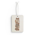 Autumn Harvest Car Air Freshener — Rustic Pumpkin & Bow Scented Ornament