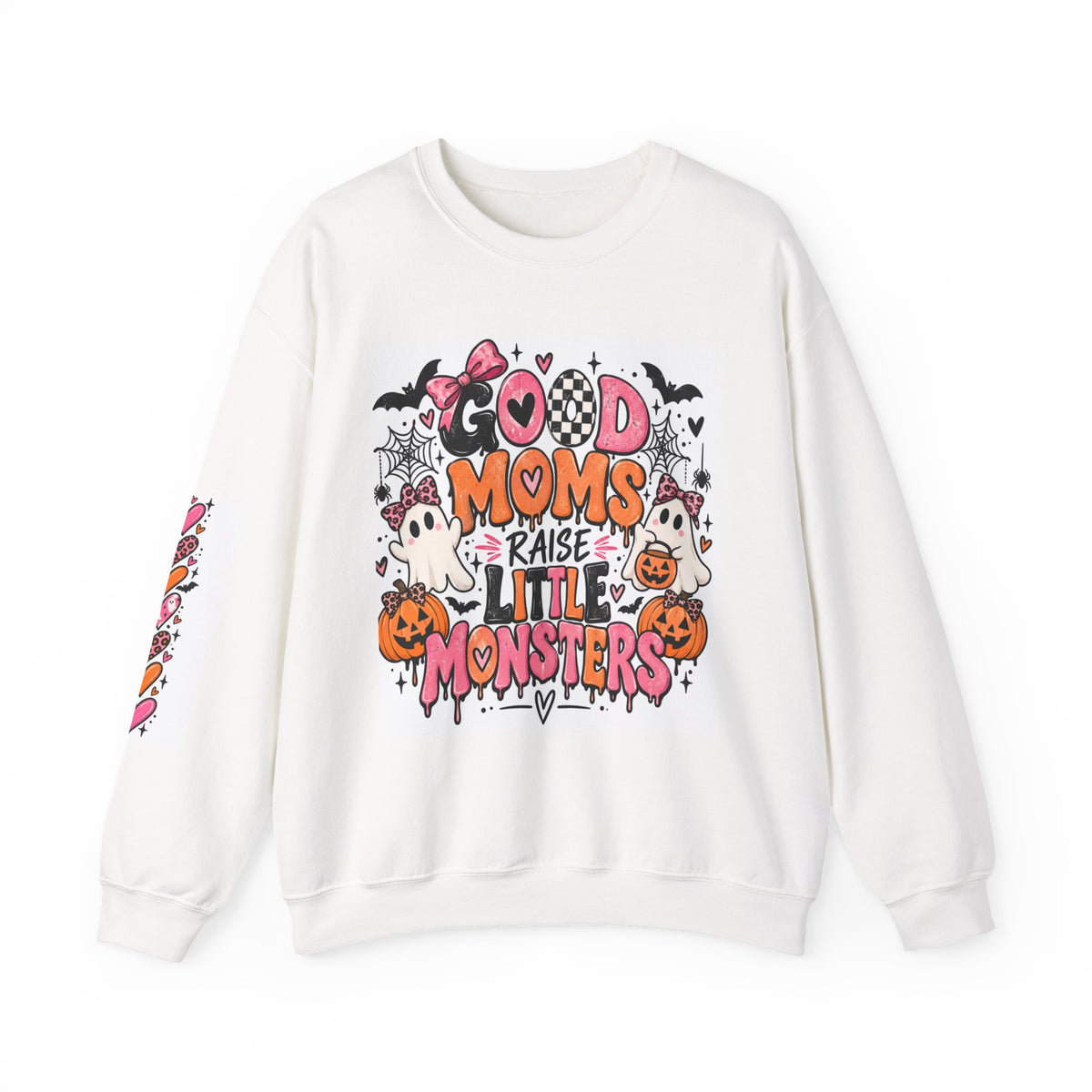 Sweatshirt — Good Moms Raise Little Monsters Halloween Crewneck