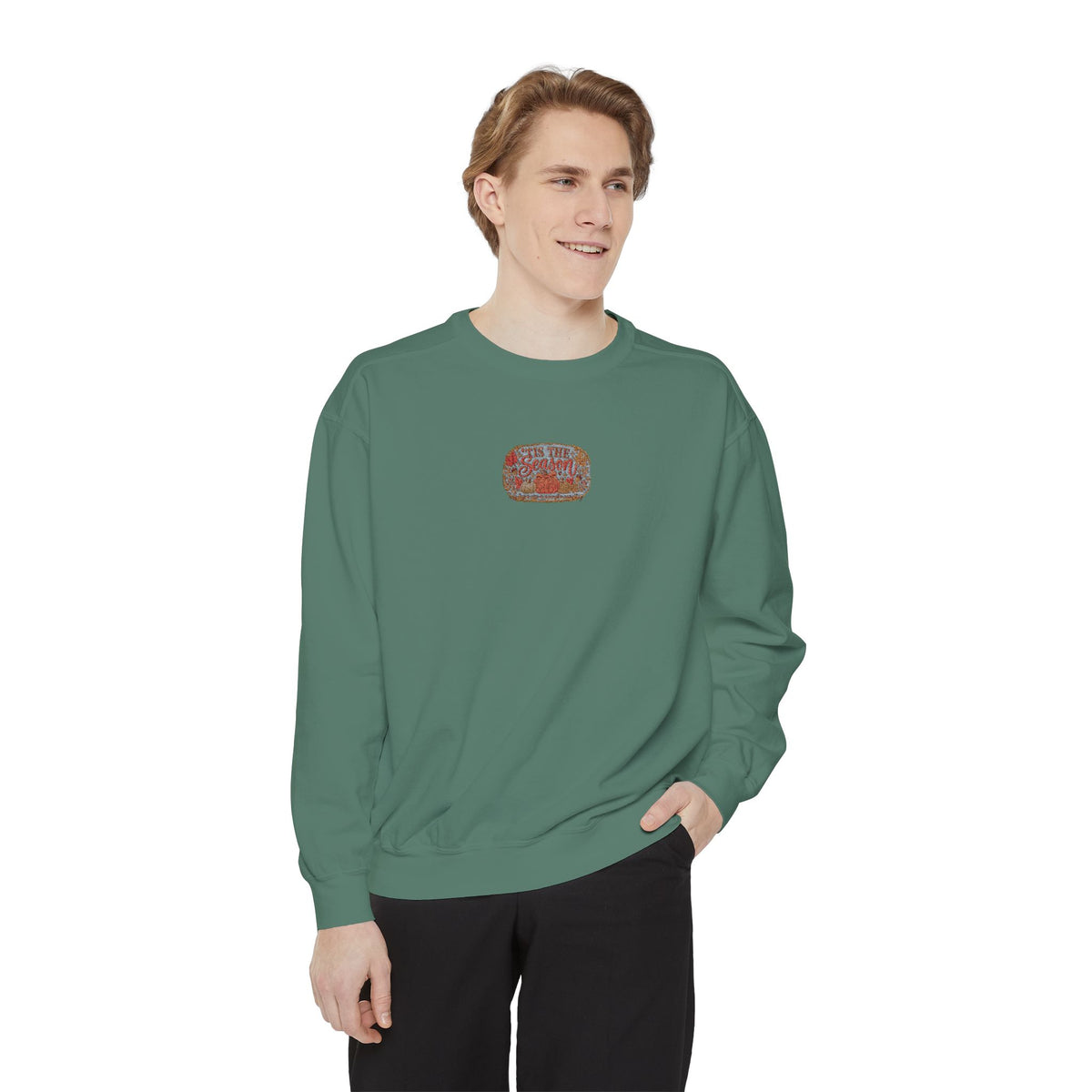 Coral Confetti Patch Sweatshirt