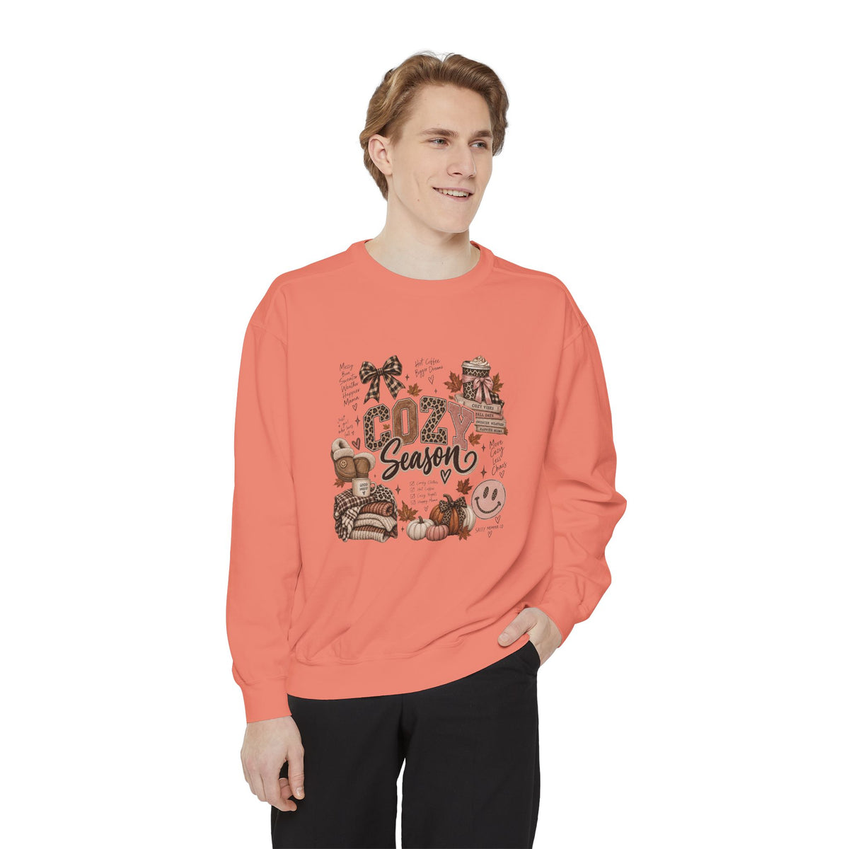 Cozy Season Sweatshirt — Autumn Comfort Graphic Sweatshirt ("Cozy Season")