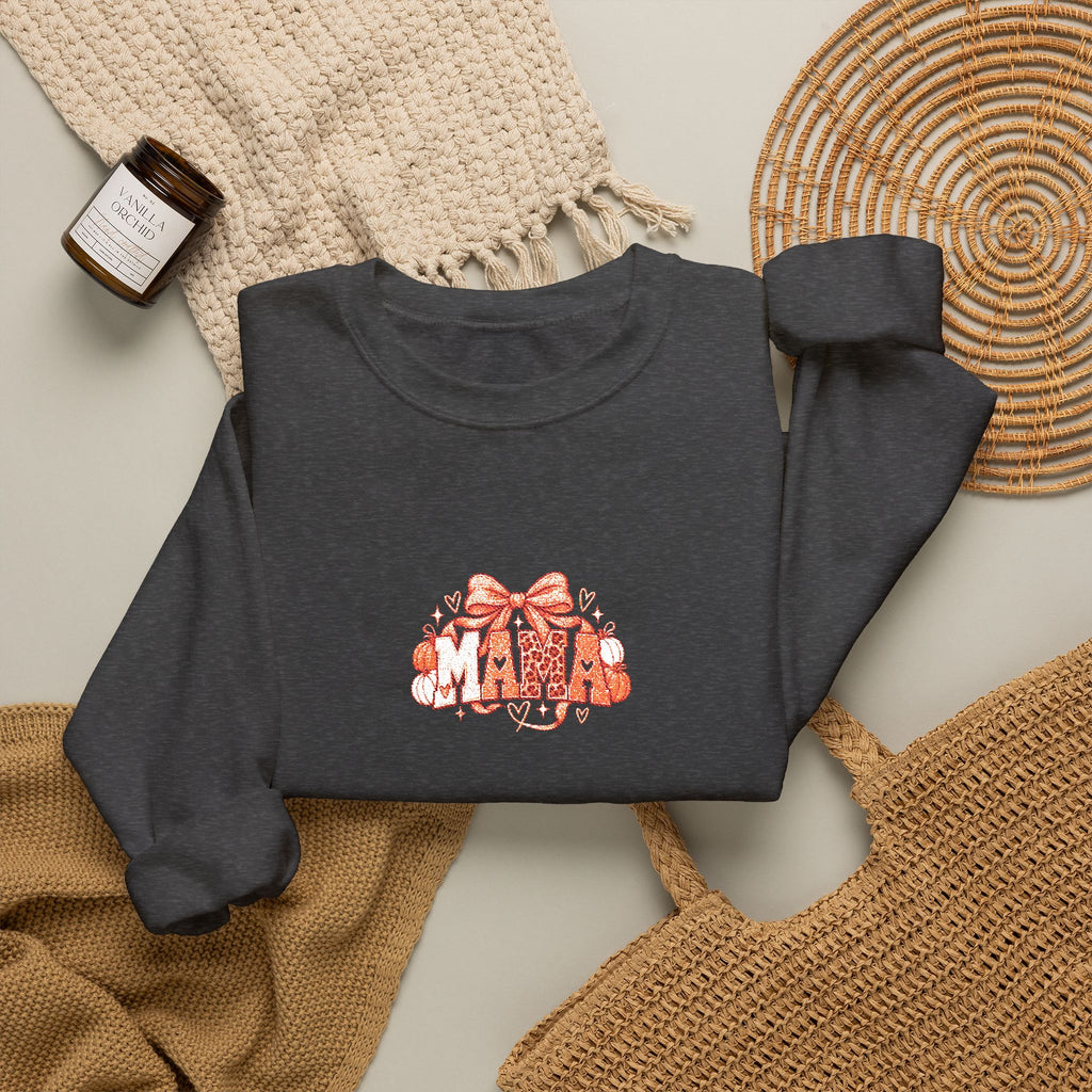 Cute Orange Kittens Crewneck Sweatshirt — Small Chest Cat Cluster Design
