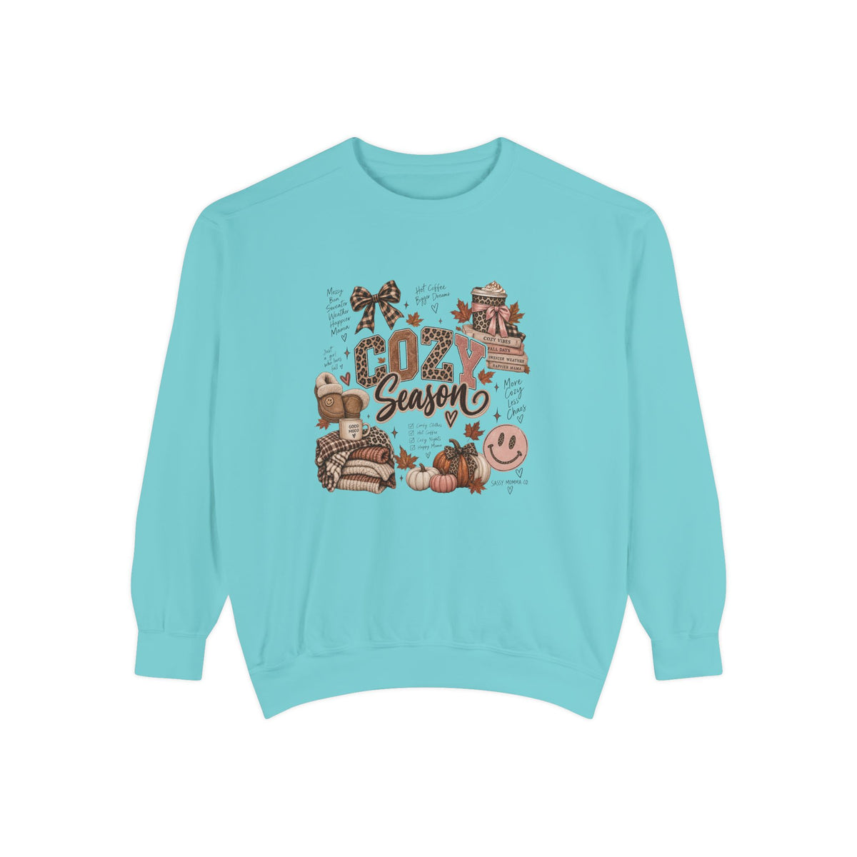 Cozy Season Sweatshirt — Autumn Comfort Graphic Sweatshirt ("Cozy Season")