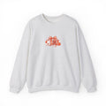 Cute Orange Kittens Crewneck Sweatshirt — Small Chest Cat Cluster Design