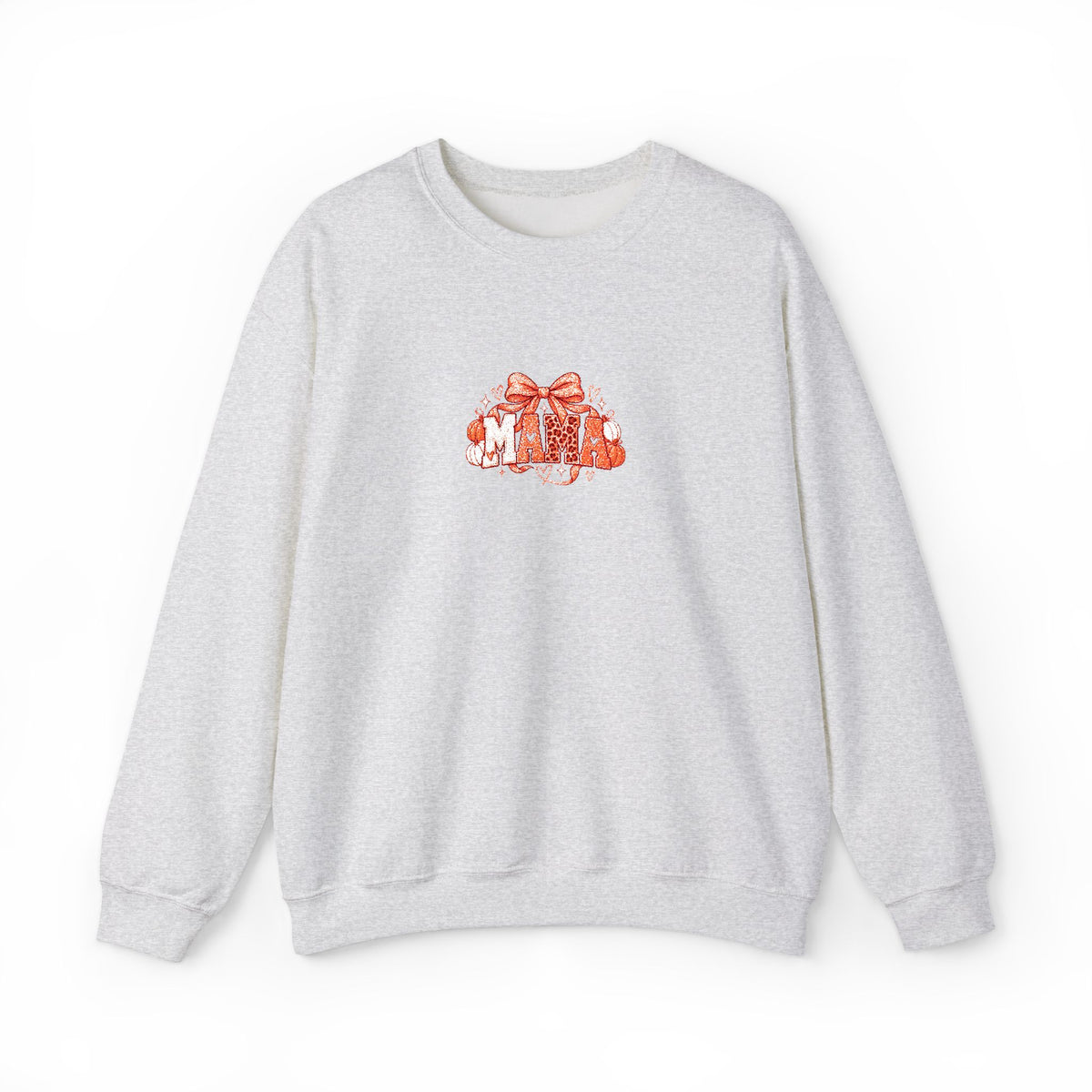 Cute Orange Kittens Crewneck Sweatshirt — Small Chest Cat Cluster Design
