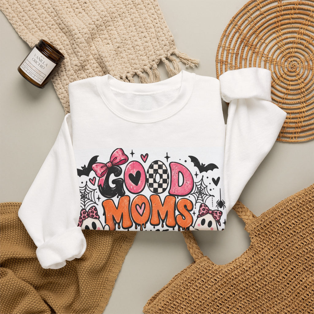 Halloween 'Good Moms Raise Little Monsters' Crewneck Sweatshirt