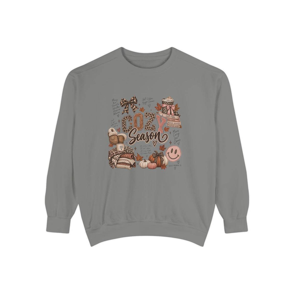 Cozy Season Sweatshirt — Autumn Comfort Graphic Sweatshirt ("Cozy Season")