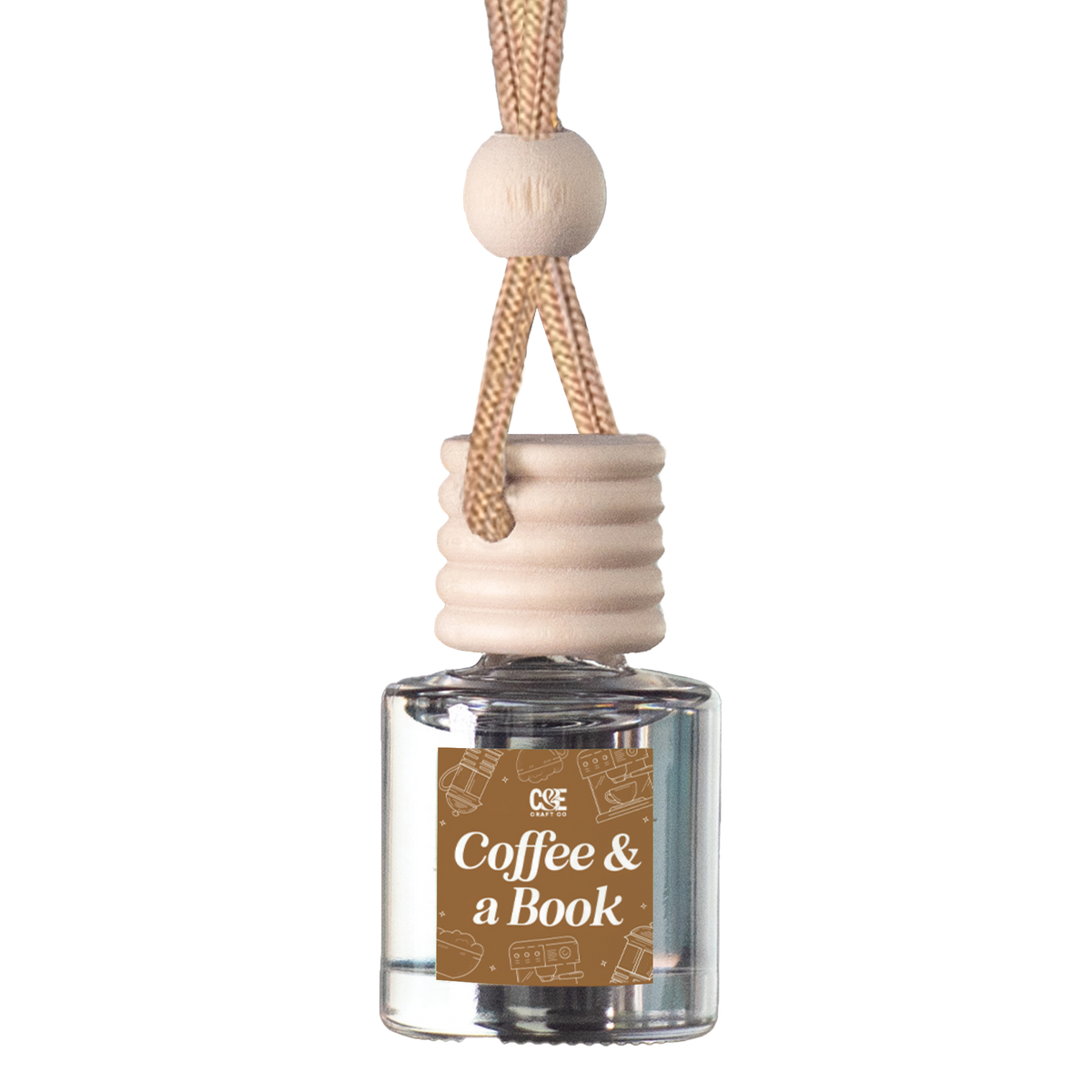 Coffee & A Book Scented Car Freshener
