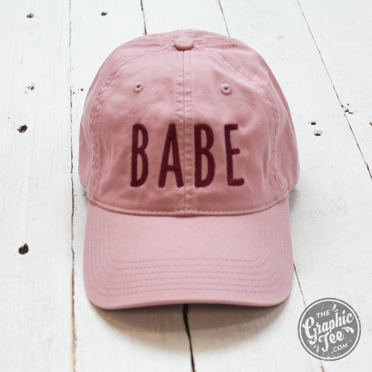 Babe - Dusty Rose Relaxed Twill Dad Hat