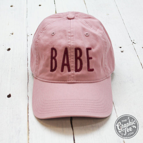 Babe - Dusty Rose Relaxed Twill Dad Hat
