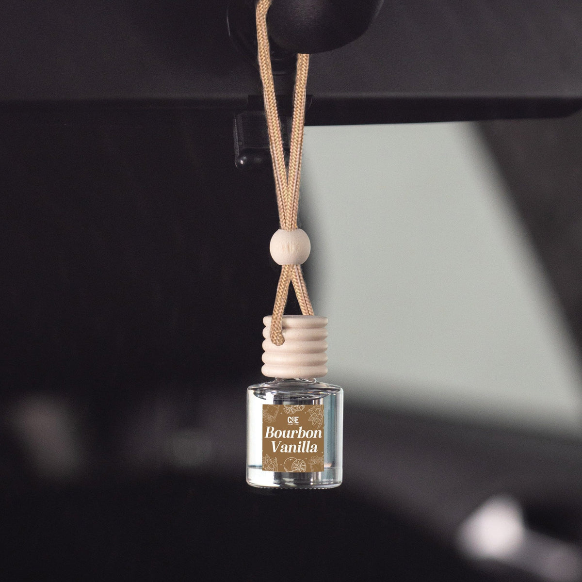 Bourbon Vanilla Hanging Car Diffuser