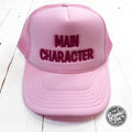 Main Character Embroidered Trucker Cap