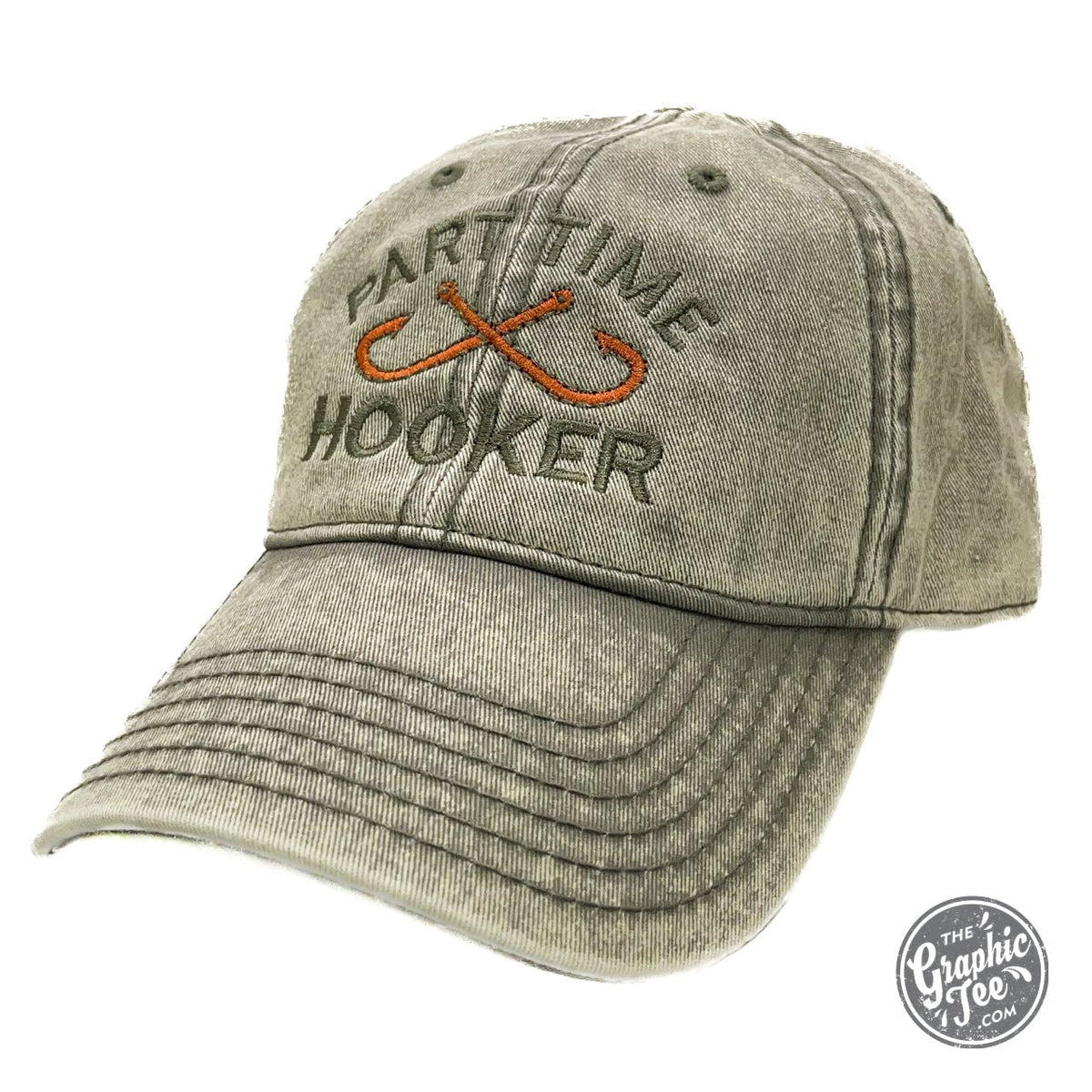 Part Time Hooker - Vintage Olive Cap