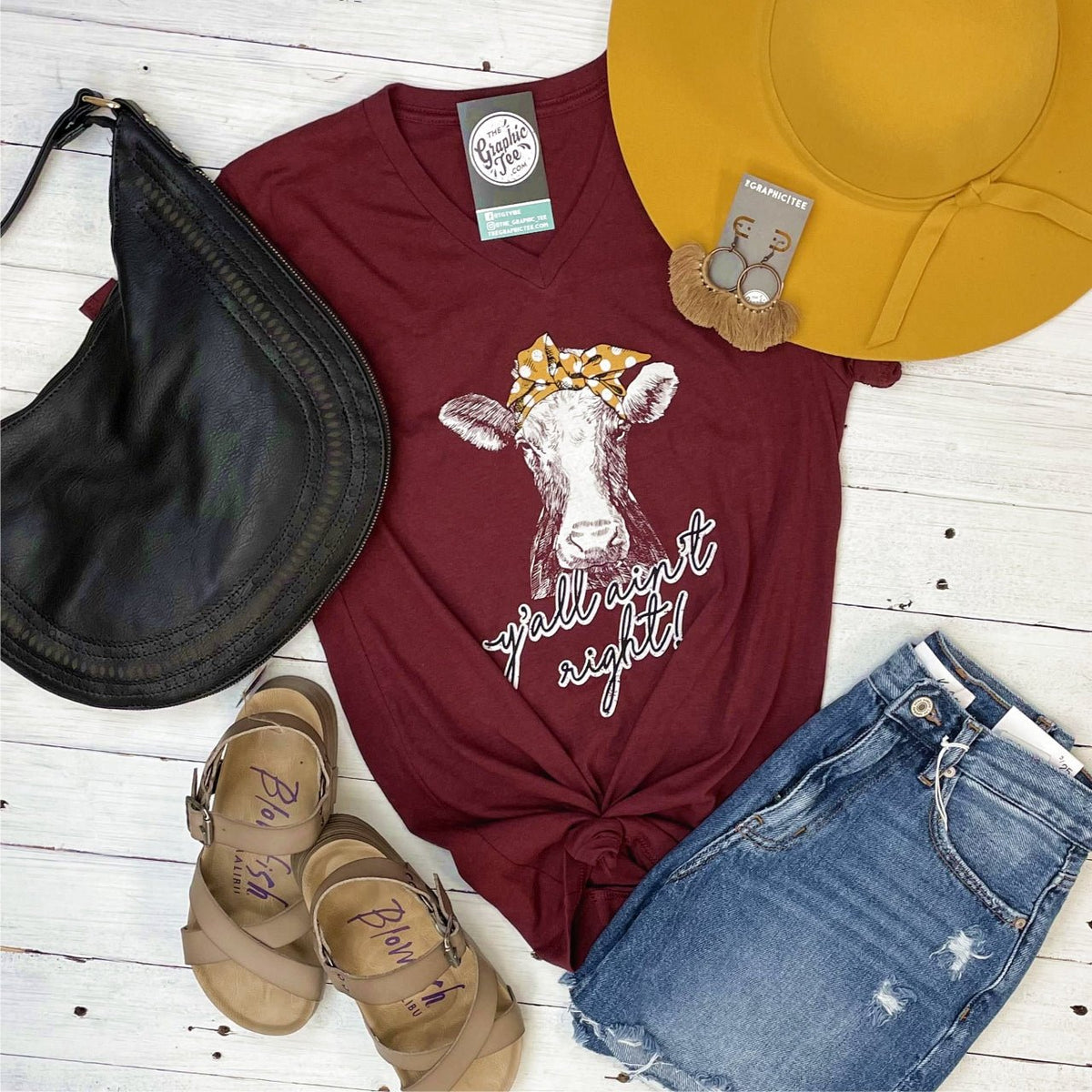 Y'all Ain't Right - V-Neck Tee